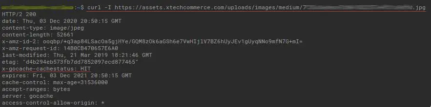 Gráfico de cache estático via subdomínio