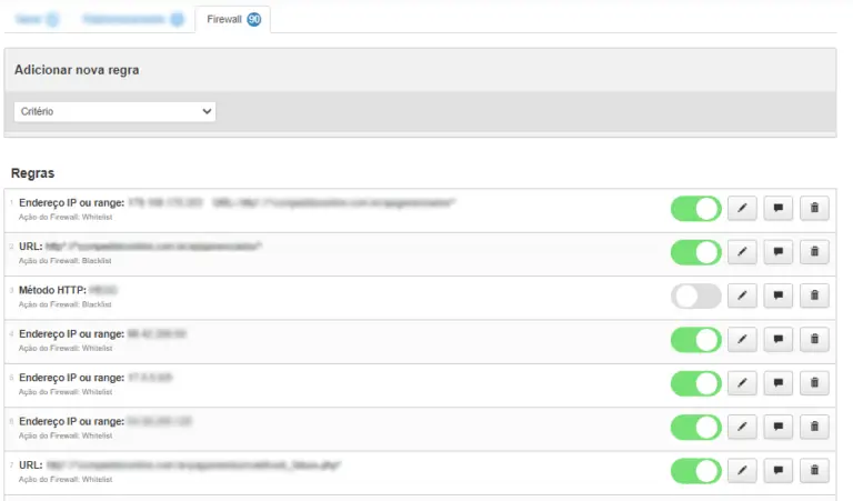 Gráfico Edge Firewall Smart Rules